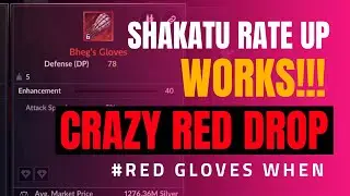 BLACK DESERT MOBILE: RED GEAR RATE UP WORKS!!! I GOT THIS!!?? #RedGlovesWhen