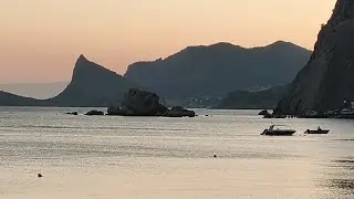 Ванильные закаты на набережной Судака