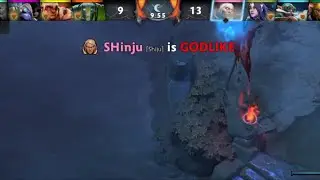 9 Minutes GodLike Long Game Invoker Vs Zues