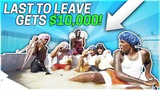 LAST TO LEAVE THE POOL GETS $10,000 ft JAZZ & TAE!!!