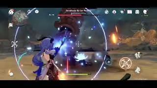 Ganyu x Layla team vs Ruin Serpent