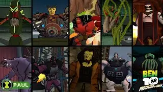 ALL BOSSES AND FIGHT SCENES IN BEN 10 PROTECTOR OF EARTH | BEN 10