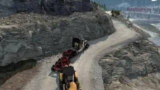 Canada to USA, Oversize Load, Dangerous Road | ATS Promods | PXN V900 Steering Wheel Controller