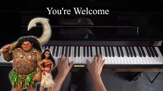 You're Welcome - Piano Tutorial - Moana Soundtrack