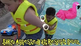 COPS CHASE JAKE AT AMAZING RESORT POOL!