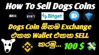 HOW SELL DOGS COINS | Sinhala | All Exchange & Wallet Dogs Coins Sell Process