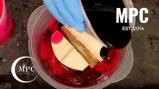 Stunning Applewood Resin Bowl | Black & Pink Swirls with a Twist!