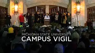 MSU Campus Vigil