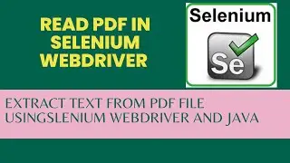 How to Extract Text from PDF file with java and selenium WebDriver | How to read a PDF in Selenium