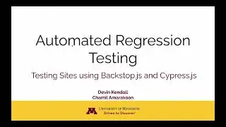 Automated Regression Testing