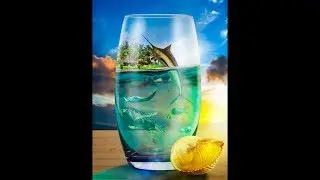 Miniature waterworld - Photoshop Manipulation Tutorial #12