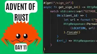 Advent of Rust - DAY11 - Authentication Part 3