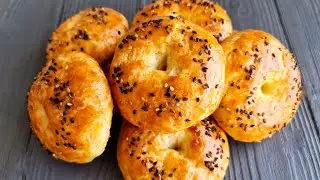 Обалденный Сырный ПЕРЕКУС БЕЗ ЖАРКИ И МАСЛА! ☆ Даже через 3 дня эти пышки такие же вкусные!