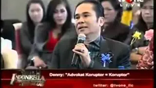 ILC  29 AGUSTUS 2012 - INDRA SAHNUN LUBIS -  DENNY INDRAYANA  - ADVOKAT KORUPTOR = KORUPTOR