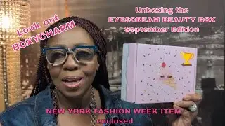 EYESCREAM BEAUTY BOX/Unboxing September #seasonedbeauties #eyescreambeauty #nyfashionweek
