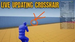 Unreal Engine - How to create a Live Crosshair / Weapon Aim.