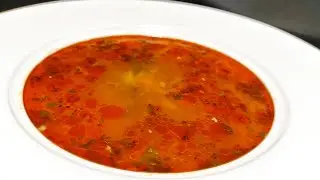Soup RASSONIK, with RICE and pickles | How to make homemade RASSONIK