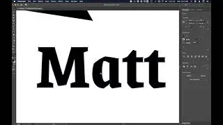 How to manipulate a font in Adobe Illustrator CC 2021