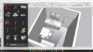 Modelado Habitacion Individual en Sketchup | Vray 6.1