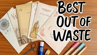 waste material craft ideas/wedding card craft ideas/Diy Best out of waste ideas/best reuse idea