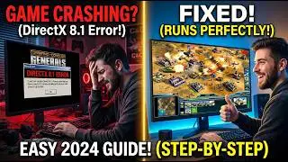 Command & Conquer Generals: DirectX 8.1 Error FIX (Windows 10 1903+)