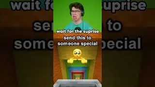 Wait For The Surprise in Minecraft!🤔 #reaction