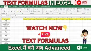 TEXT FORMULAS IN EXCEL🔥 | 