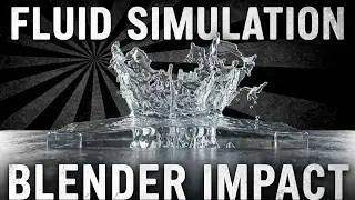 Blender Object Drop Impact Water Cycles 