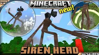 Siren Head By:AG_1❗Mods & Addons Minecraft PE/BE 1.21.82+