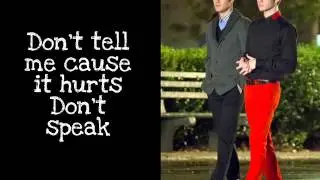 Glee Don`t Speak Lyrics