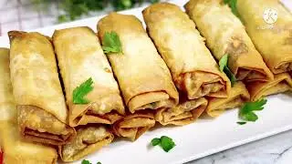 Chicken Spring Rolls | Chicken Rolls recipe| How to make Chicken Spring Rolls
