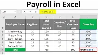 Easy Payroll System In Excel