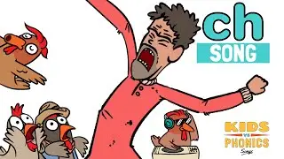 Learn Phonics with Crazy Kids Songs | ch | Chit Chat Chicken | Kids vs Phonics