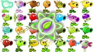 All Pea Plants BOOST in Plants vs Zombies 2