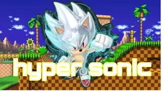 Sonic plush: hyper sonic test