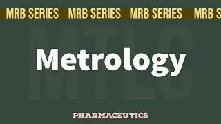 MRB Pharmacist Exam||Pharmaceutics|| Metrology