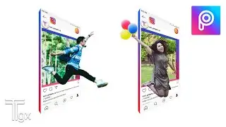3D Instagram Photo Manipulation | PicsArt Editing