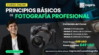 Fotografía para iglesias - Curso Principios Básicos de Fotografía Profesional en Inspira.lat