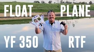 YF-350 - Float Plane - RTF - 290mm - Land Sea Air Glider - Maiden Flight + Unbox + Pond Easter Egg