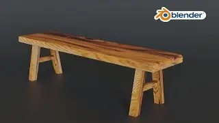 Cara Membuat Bangku Kayu Dengan Blender
