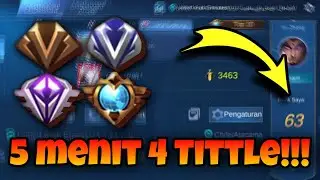 NEW UPDATE!! CARA MENDAPATKAN TITLE SUPREME DENGAN CEPAT | CARA GANTI LOKASI PALSU || MOBILE LEGENDS