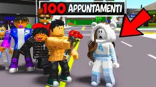 FACCIO 100 APPUNTAMENTI CON TUTTI I GIOCATORI SU BROOKHAVEN ROBLOX!