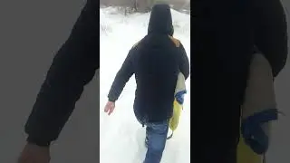 Зимняя прогулка Оети😁