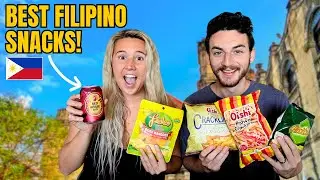 Trying FAMOUS Filipino Snack Foods! (The Philippines)