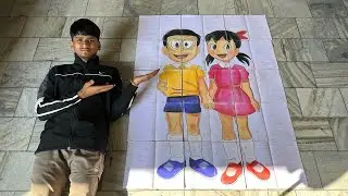 Nobita sizuka painting 🖼️ #viral #art #nobitashizuka 