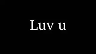 Skrillex - Luv u [Unreleased song]