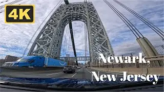 Newark, New Jersey, USA 🇺🇸 4K Drive
