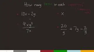 How to Count Terms in an Expression - Example 1 - Silent Algebra