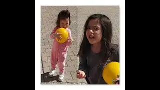 ZEYNEP VE ZÜMRA DIŞARIDA TOP OYNUYOR 😂❤️😍 #youtube #anime #keşfet #baby #reels #video #youtubeshorts