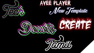 Avee player new glitch template visualizer how to create | avee player tutorial |